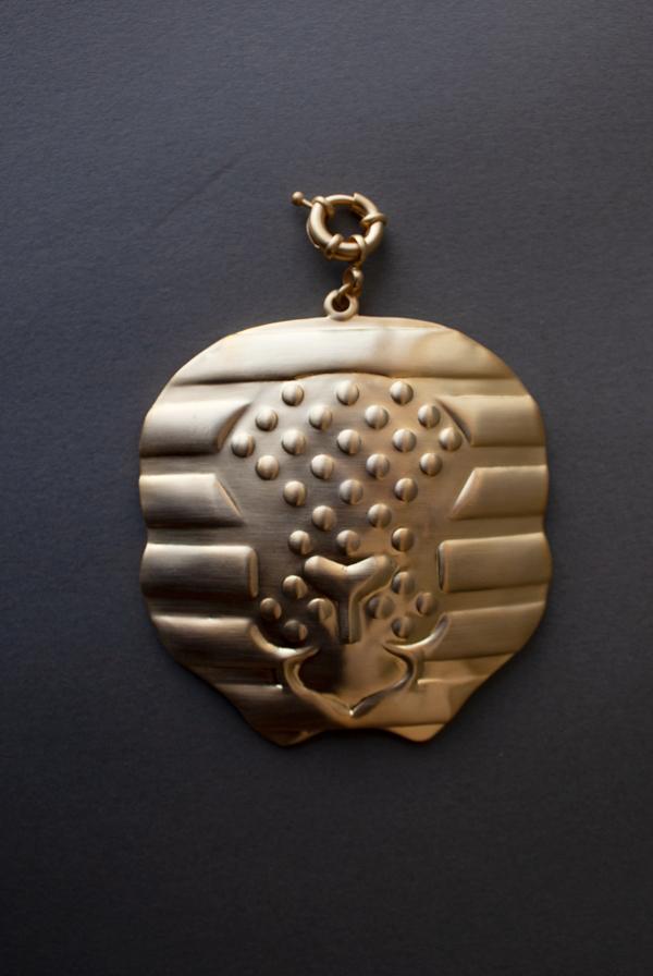 Zodiac Brass Medallion