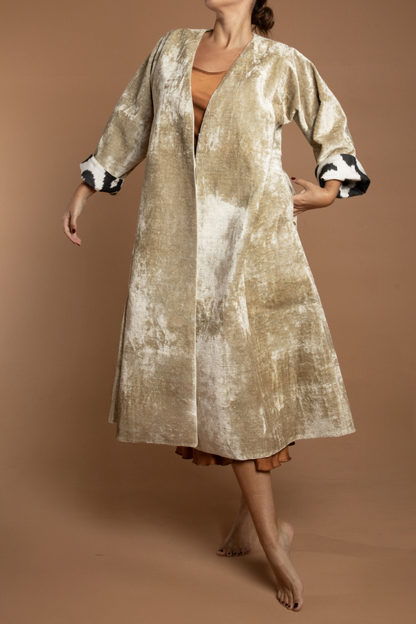 Vanilla and Zebra Coat - Image 3