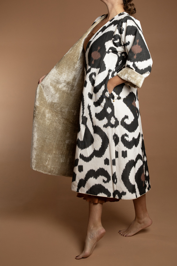 Vanilla and Zebra Coat - Image 2