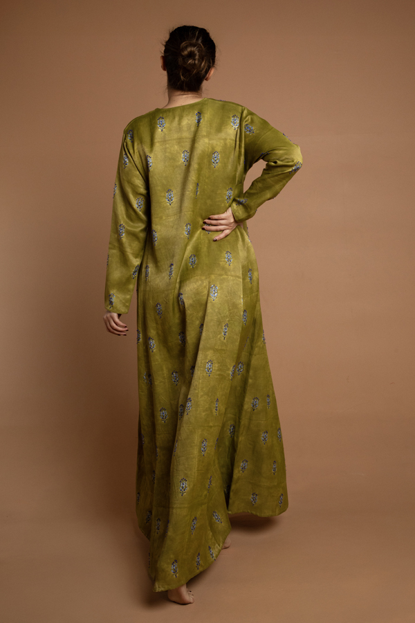 Embroidered Butti Trapeze - Image 4