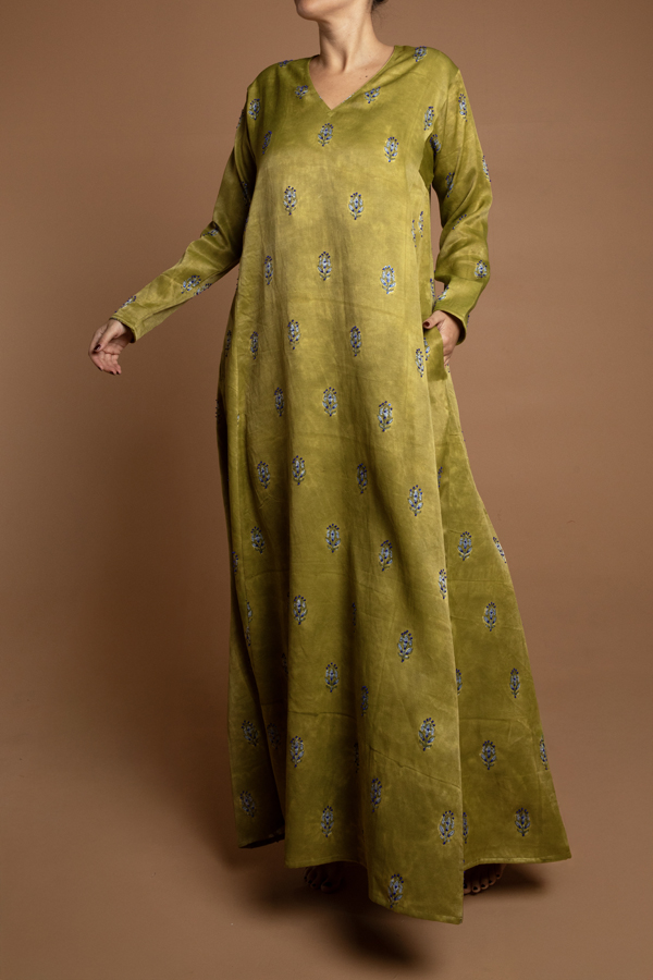 Embroidered Butti Trapeze - Image 3