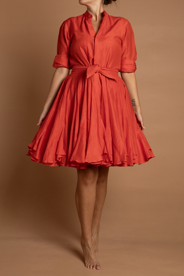 Red Mini Sakshi Dress