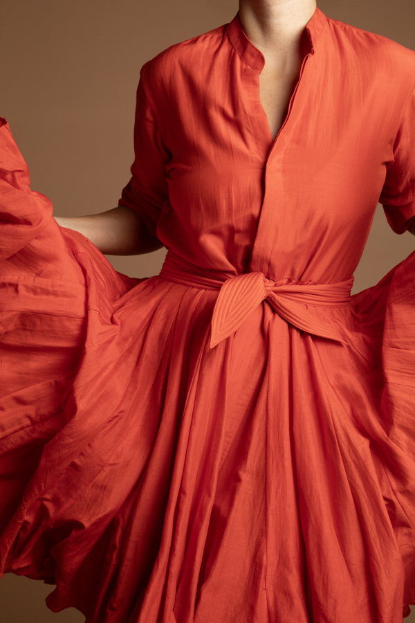 Red Mini Sakshi Dress - Image 5