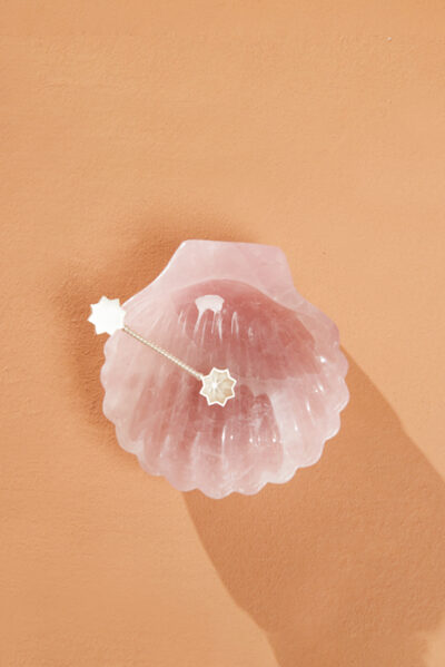 Rose Quartz Shell Bowl